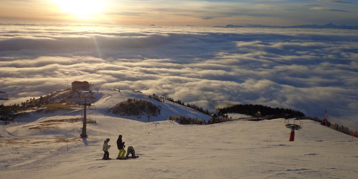 Skigebied in Slovenië